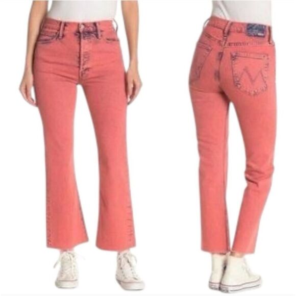 Mother Superior The Tripper Crop Fray Juicy Fruit HighRise ButtonFly Jeans | 27 - Picture 1 of 14